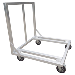 ProX Rolling Horizontal Storage Cart for 4W Stage Decks ProX Direct, ProX Stage Q, portable stage, portable staging, stage transport, stage storage, dolly, stage dolly, stage cart